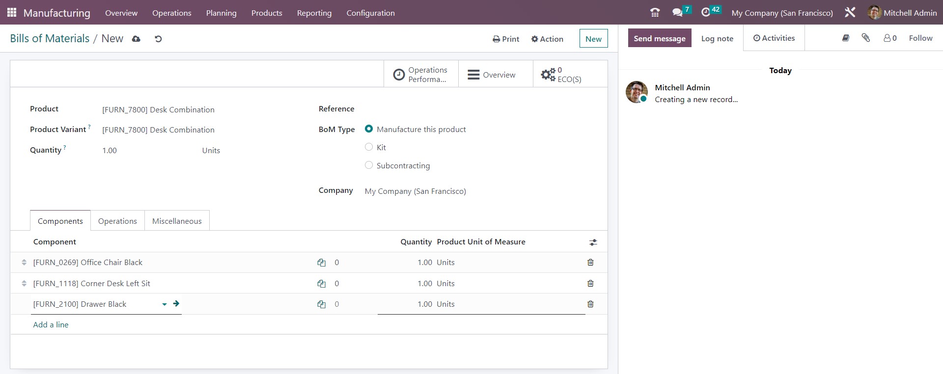 Step 1: Create a Bill of Materials - 4 - Midis