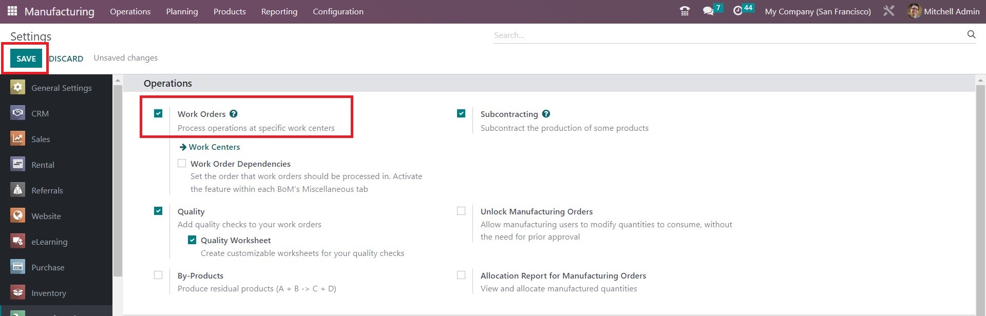 Step 3: Plan the Manufacturing Order - 2 - Midis