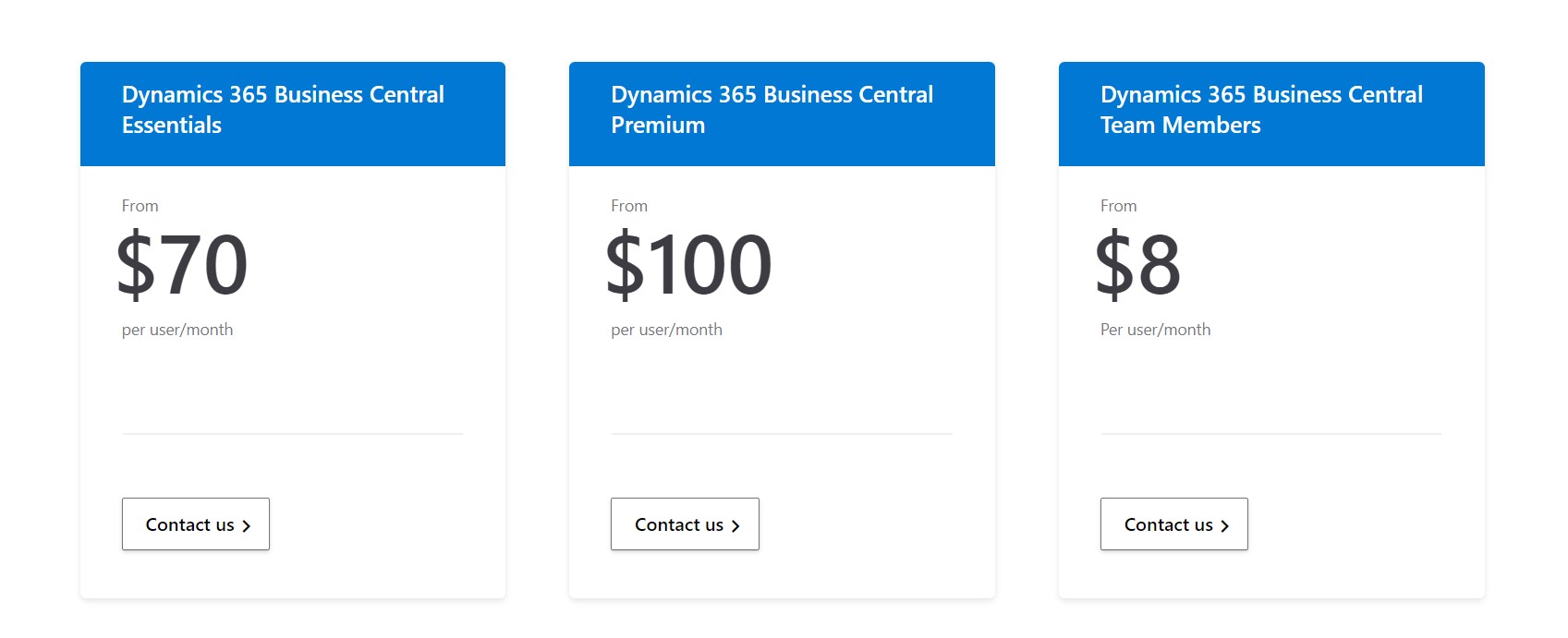 Both subscription and licensing options are available for Microsoft Dynamics 365 Business Central