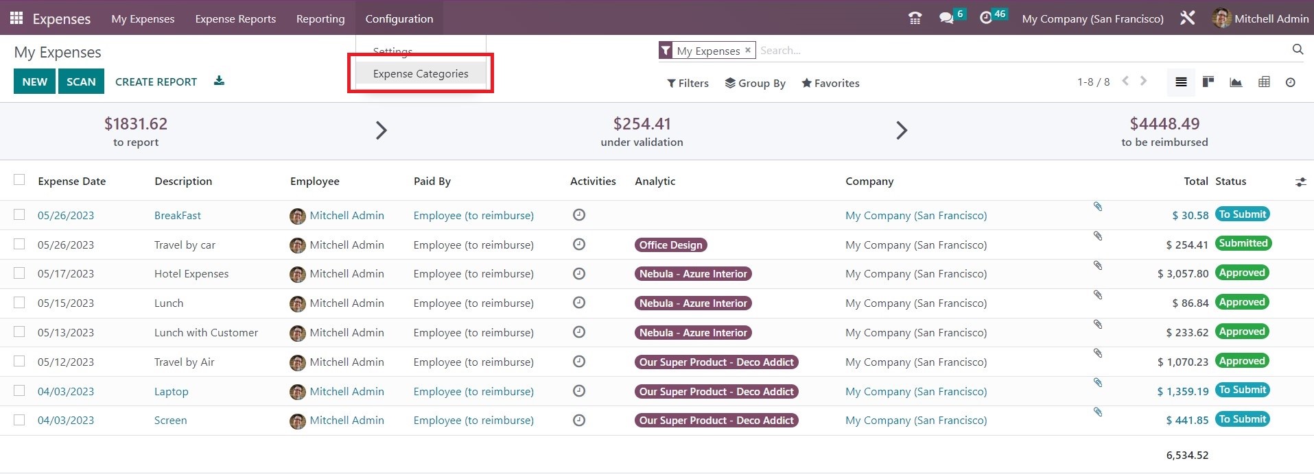 Reinvoicing Expenses To Customers in Odoo - 2 - Midis