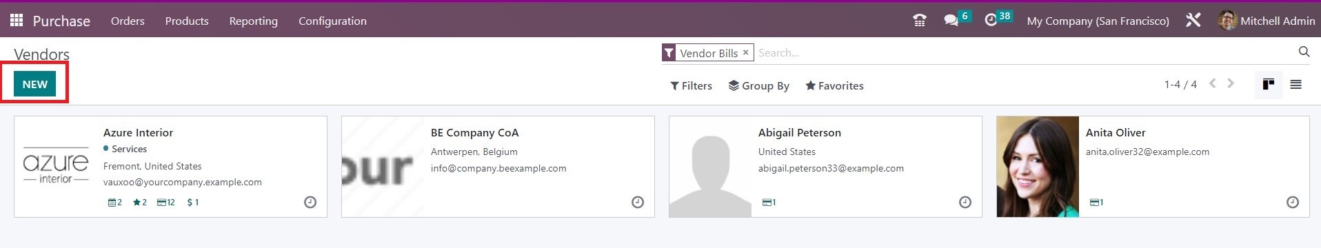 Setting Up Vendor Records and Pricelists in Odoo - Midis - 2