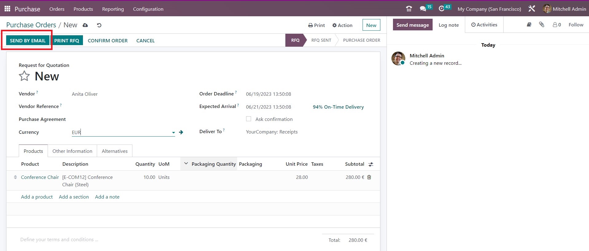 Automating the Purchasing Process in Odoo - Midis - 18