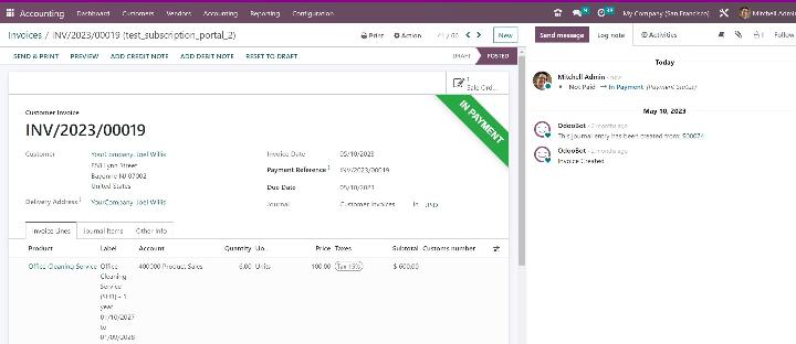Registering Customer Payments from an Invoice in Odoo - Midis - 7