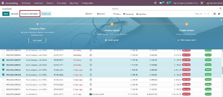 Paying Multiple Invoices in Odoo - Midis - 12