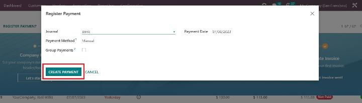 Paying Multiple Invoices in Odoo - Midis - 13