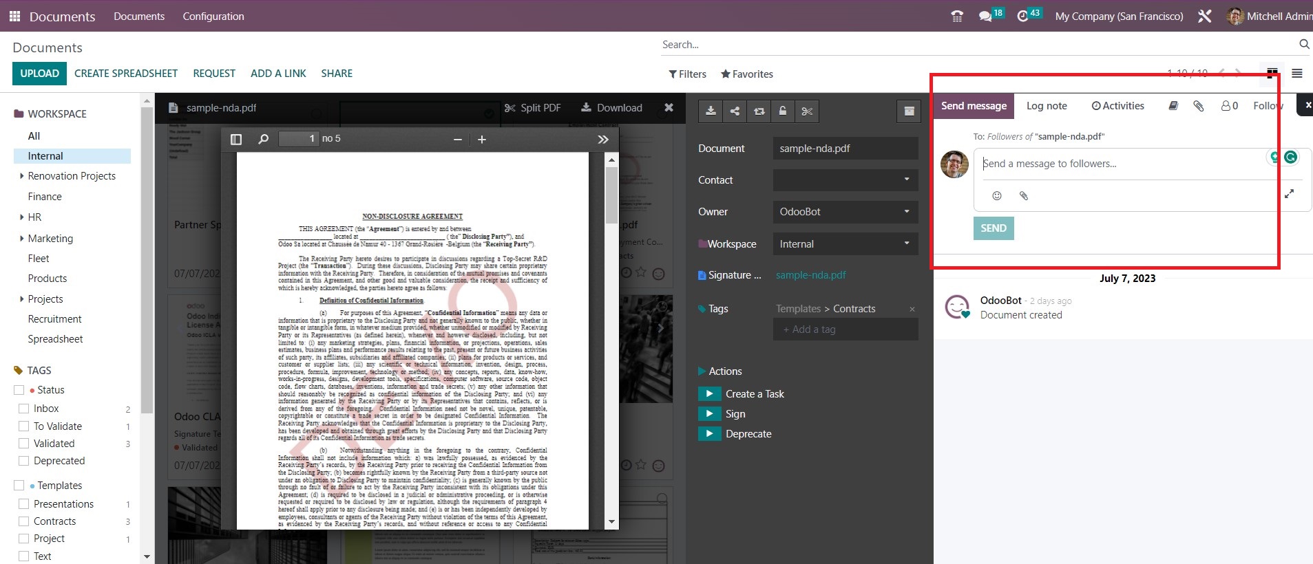 Capabilities of Odoo Documents - Midis - 6