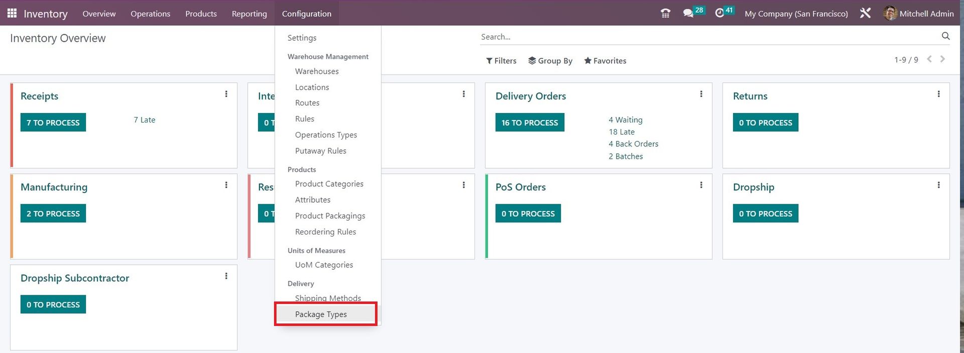 Step 2: Creating Packaging Types - Midis - 3