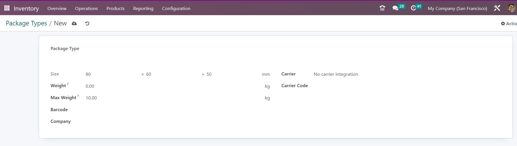 Step 3: Defining Maximum Weight and Dimensions for Packaging - Midis - 5