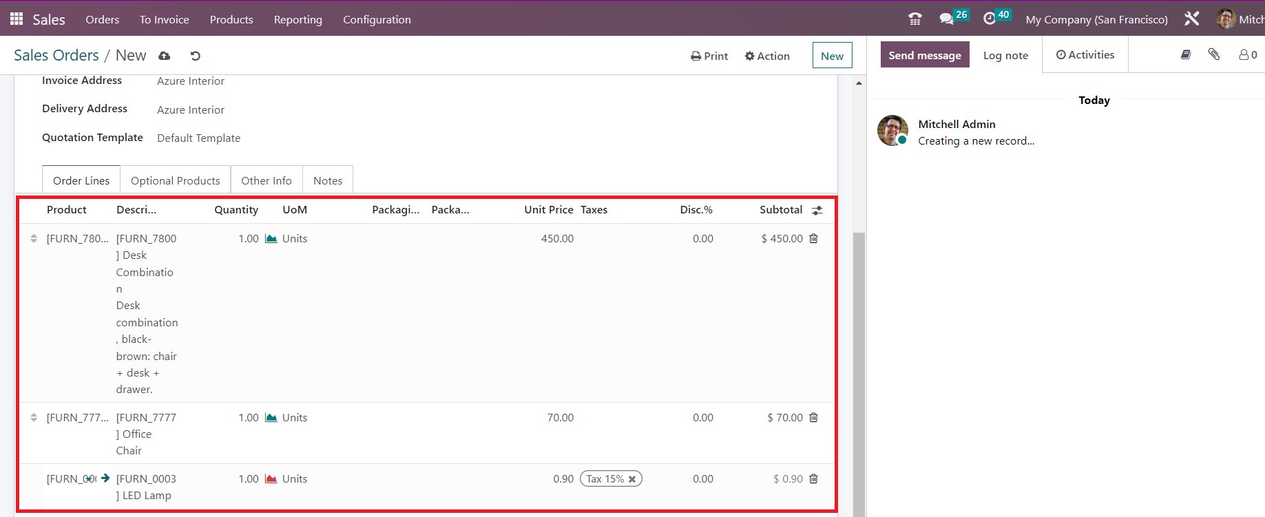 Step 6: Creating Packages with Various Products - Midis - 16