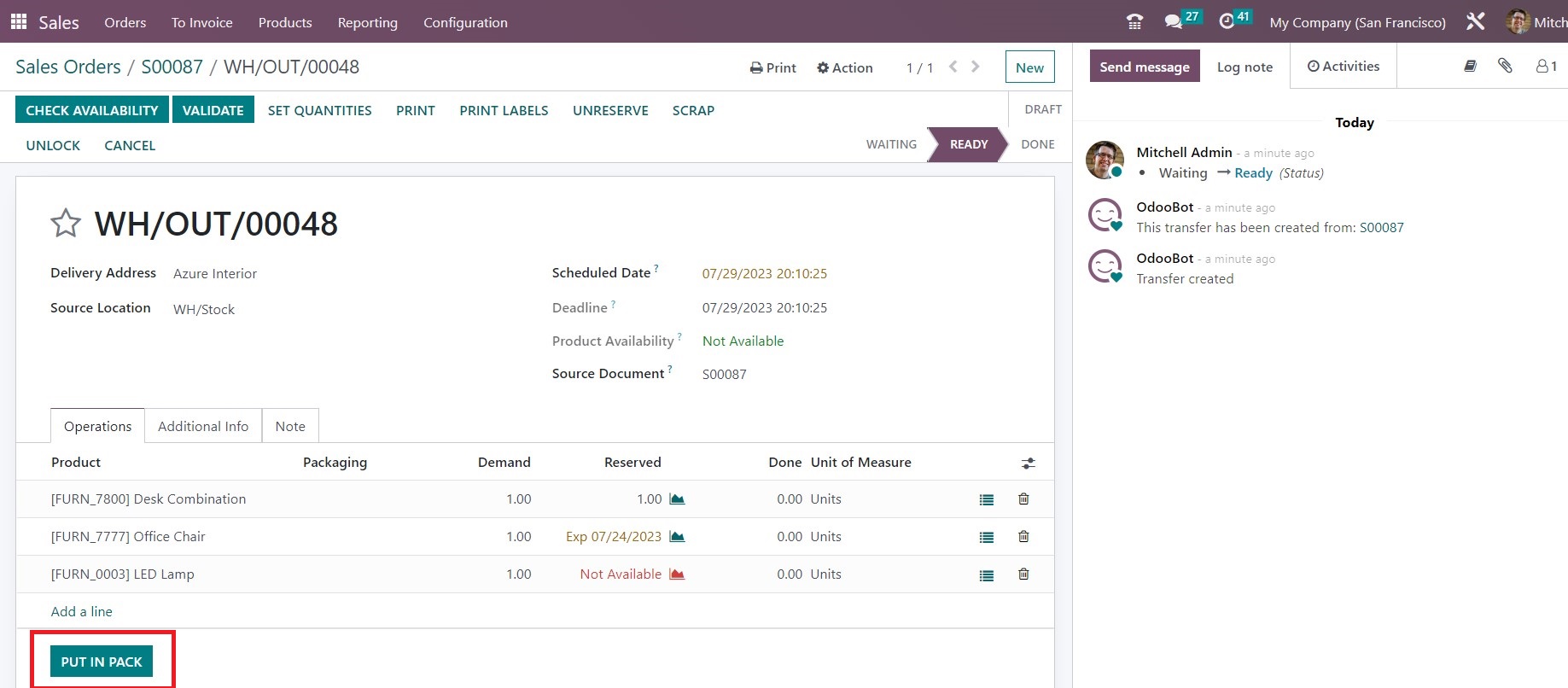 Step 6: Creating Packages with Various Products - Midis - 19