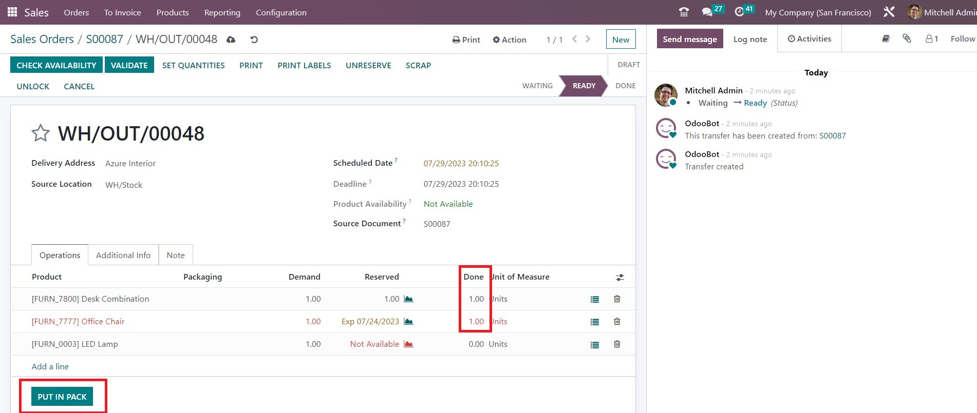 Step 7: Putting Products in Separate Packages - Midis - 20