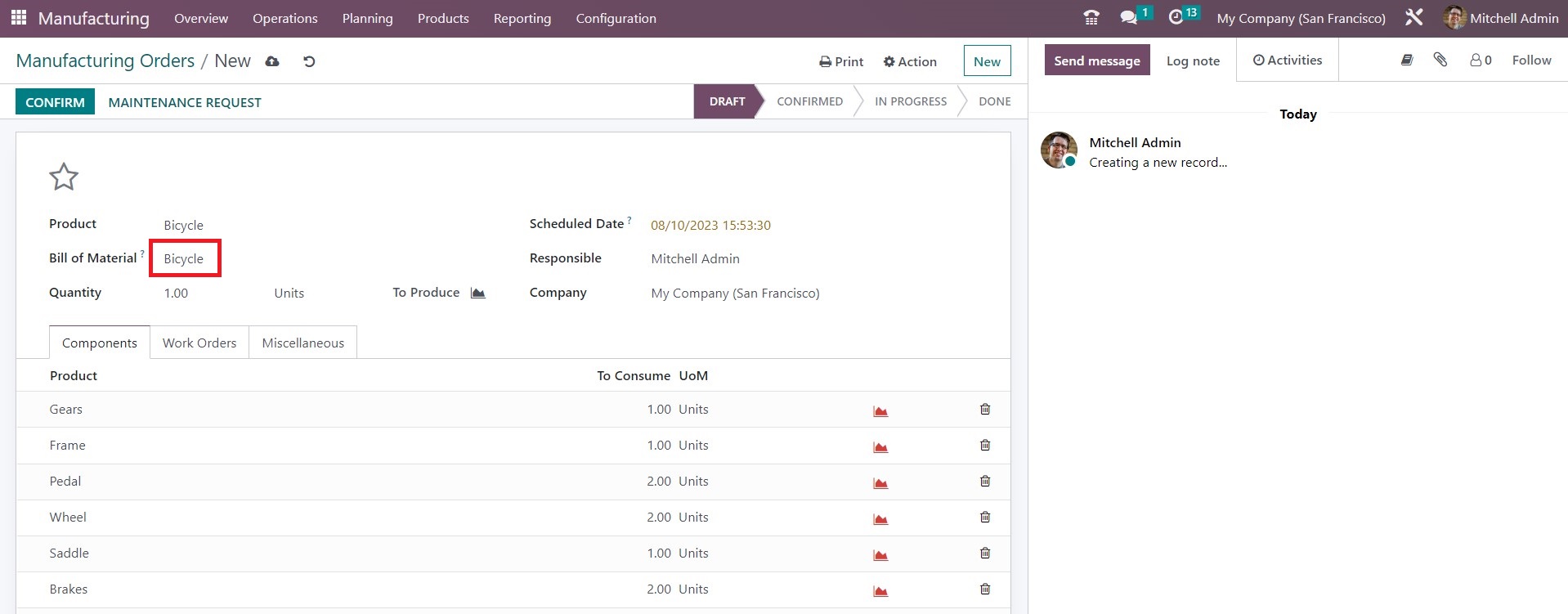 Step 9: Start manufacturing the product - Midis - 16