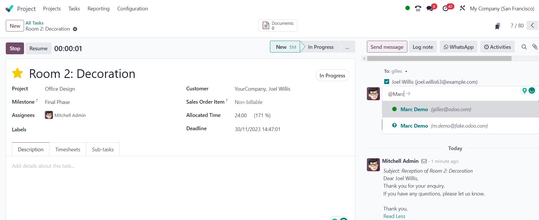 Odoo Project Management - Midis - 24