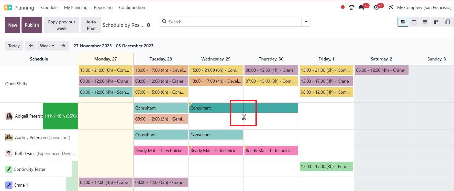 Odoo Timesheets & Planning - Midis - 29