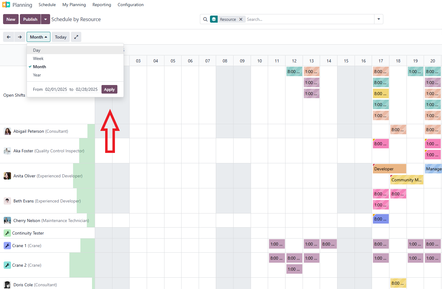 Flexible Timeframes