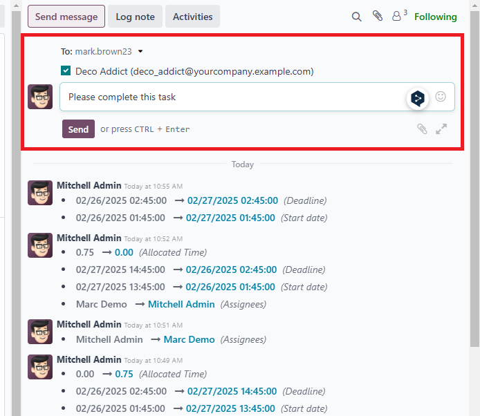 Integrated Chatter