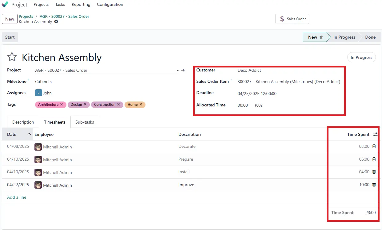 Time Tracking and Reporting