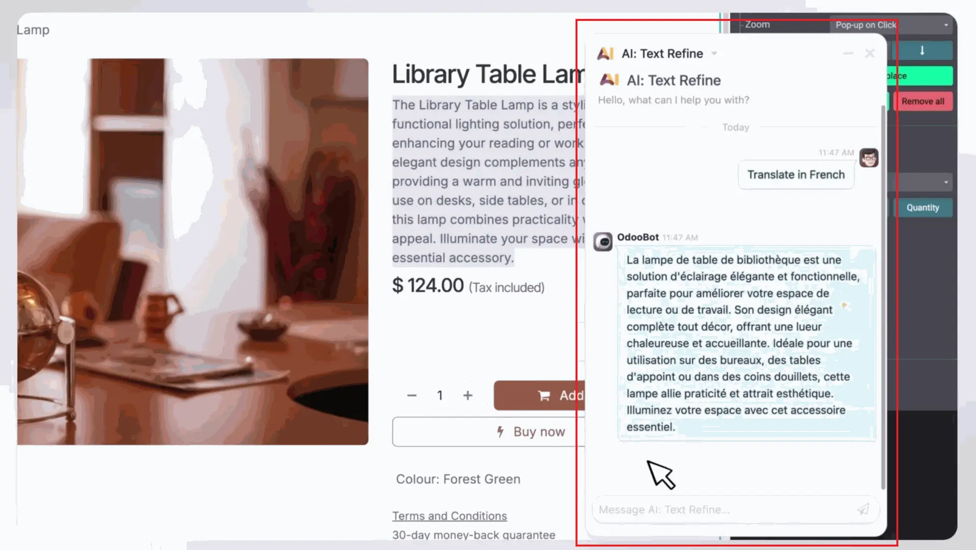 E-commerce product pages - AI generates product descriptions