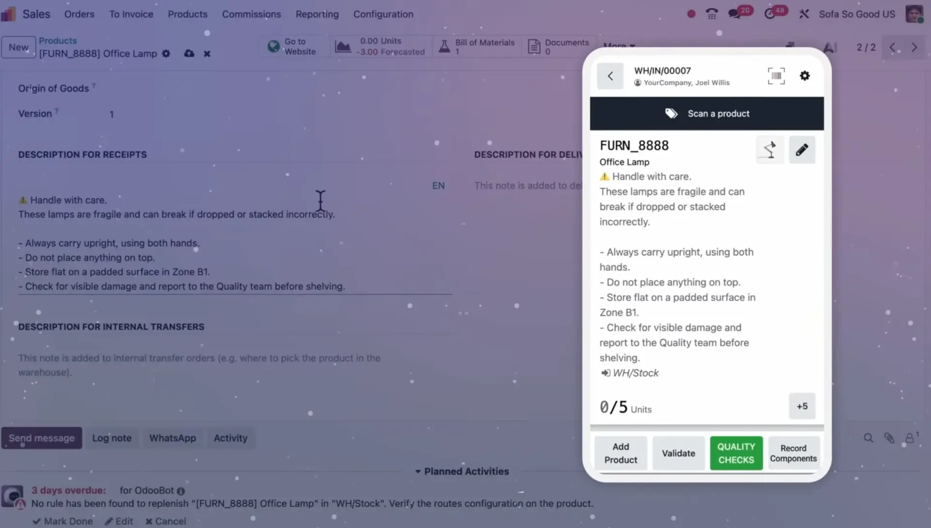 05 Inventory - Operator Notes 05 Inventory - Operator Notes